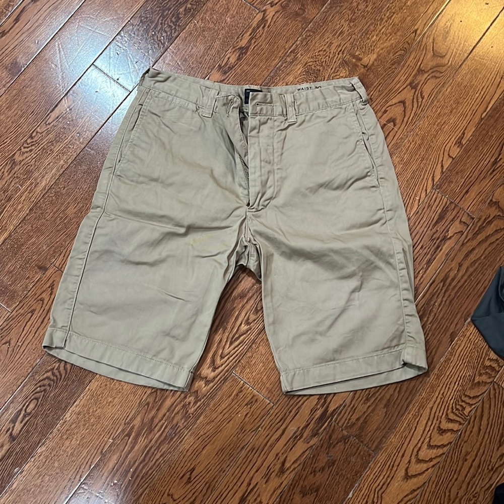 Jcrew khaki shorts 30/30 mens excellent condition